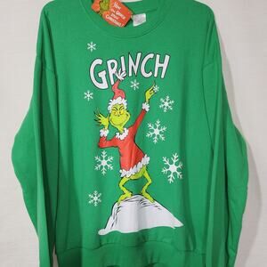 The grinch green sweatshirt for men size Large